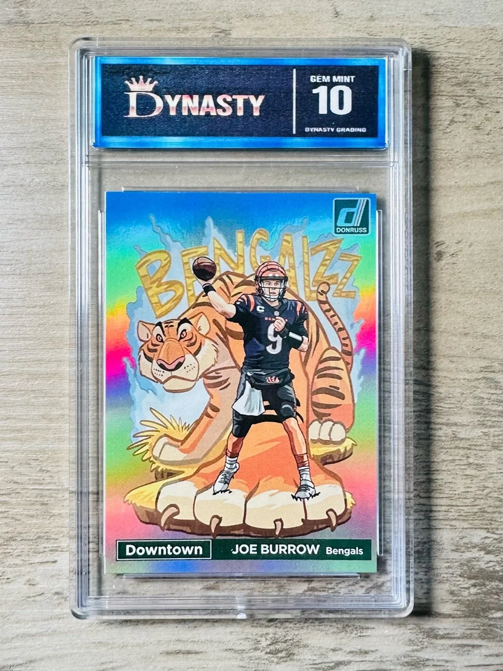 Joe Burrow 2023 Panini Downtown #D-4 Gem Mint 10 Novelty Card Cincinnati Bengals